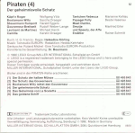 Image. Back cover for 'Der geheimnisvolle Schatz,' with the credits and copyright information.