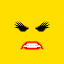angry legogirl face
