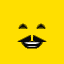 happy legomoustache face