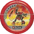 Image. Fire Slizer Disc, power level 3. The art on this disc depicts Fire Slizer throwing a disc.