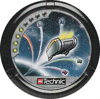 Image. Judge Slizer Disc, power level 4. The art on this disc depicts Judge Slizer's rectangular flying ship soaring through a starry night backdrop. Behind it, five ships of other slizers branch off in other directions, color coded trails marking their paths.