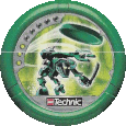 Image. Jungle Slizer Disc, power level 3. The art on this disc depicts Jungle Slizer throwing a disc.