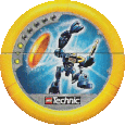 Image. Sub Slizer Disc, power level 3. The art on this disc depicts Sub Slizer throwing a disc.